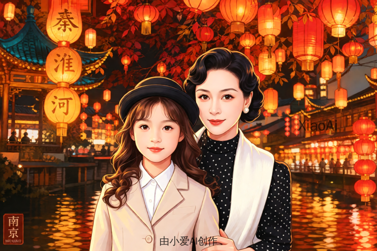 夫子庙（手绘）
